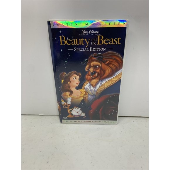 2002 Beauty And The Beast Special Edition Platinum Edition VHS‎ - Picture 1 of 5